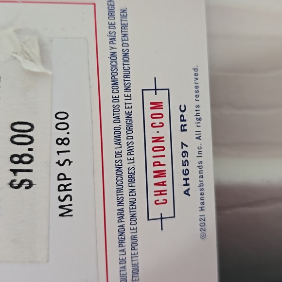 CHAMPION BRAND SIGNATURE BOYS DARK BLUE SHORT SLEEVE TEE-SHIRT SIZE MEDIUM 10-12 - Picture 10 of 15